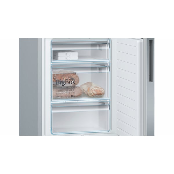 Combina frigorifica BOSCH KGE36ALCA, Low Frost, 308 l, H 186 cm, Clasa C, argintiu