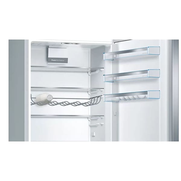 Combina frigorifica BOSCH KGE49AICA, 419 l, H 201 cm, Clasa C, inox