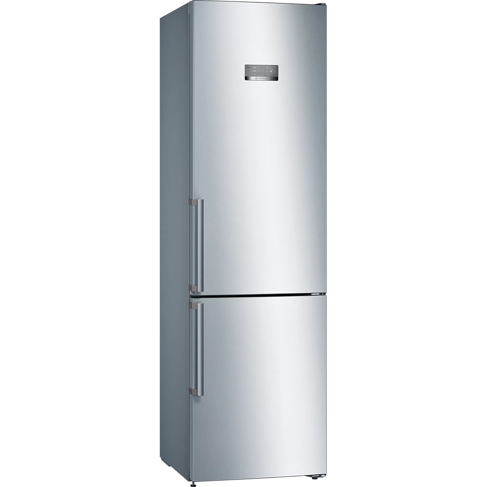 Combina frigorifica BOSCH KGN397LEQ, No Frost, 368 l, H 203 cm, Clasa E, inox