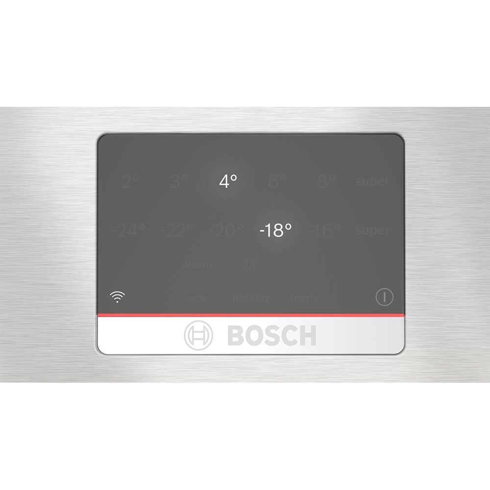 Combina frigorifica BOSCH KGN39AICT, 363 l, H 203 cm, Clasa C, inox antiamprenta