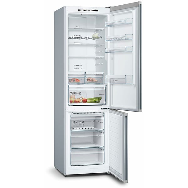 Combina frigorifica BOSCH KGN39IJ3A, No Frost, 366 l, H 203 cm, Clasa A++, argintiu