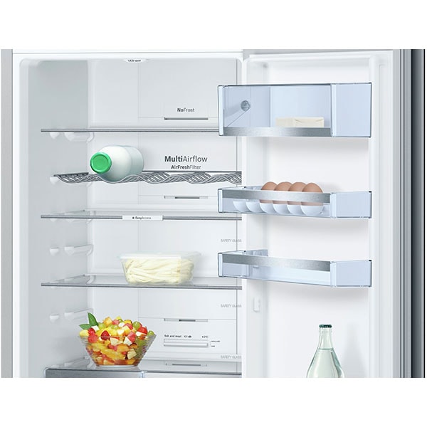 Combina frigorifica BOSCH KGN39LM35, No Frost, 366 l, H 203 cm, Clasa A++, inox