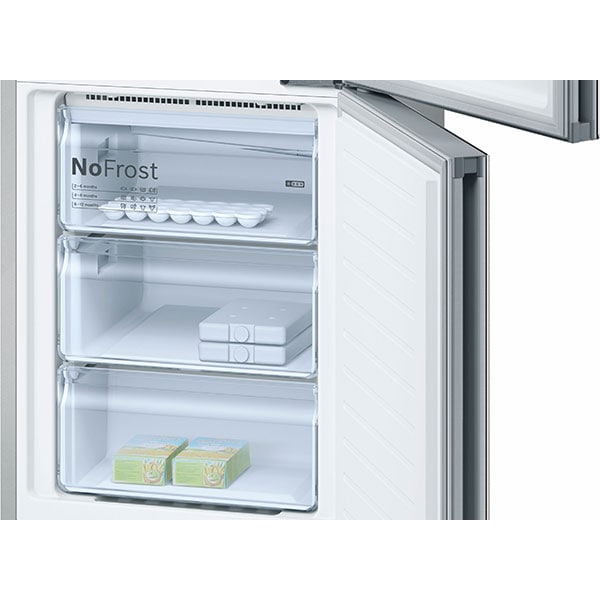 Combina frigorifica BOSCH KGN39LM35, No Frost, 366 l, H 203 cm, Clasa A++, inox