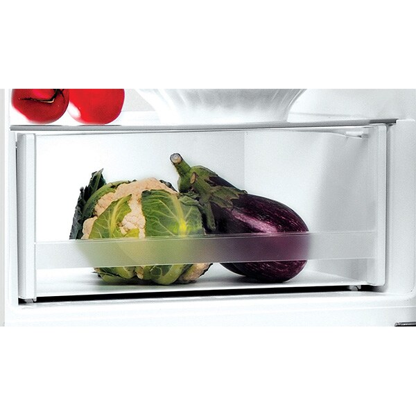 Combina frigorifica INDESIT LI7 S1E S, 308 l, H 176.3 cm, Clasa F, argintiu