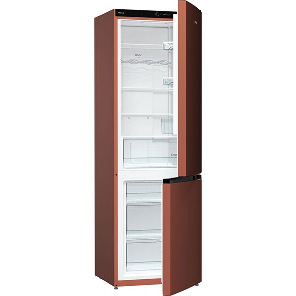 Combina frigorifica GORENJE NRK6192CCR4, NoFrost Plus, 307 l, H 185 cm, Clasa A++, cupru