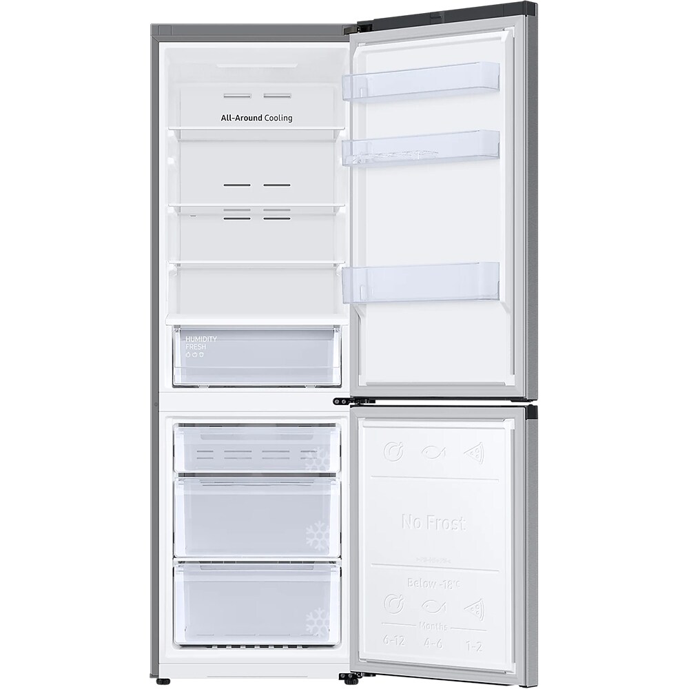 Combina Frigorifica SAMSUNG RB34T670DSA/EF, No Frost, 344 l, H 185.3 cm, Clasa D, inox
