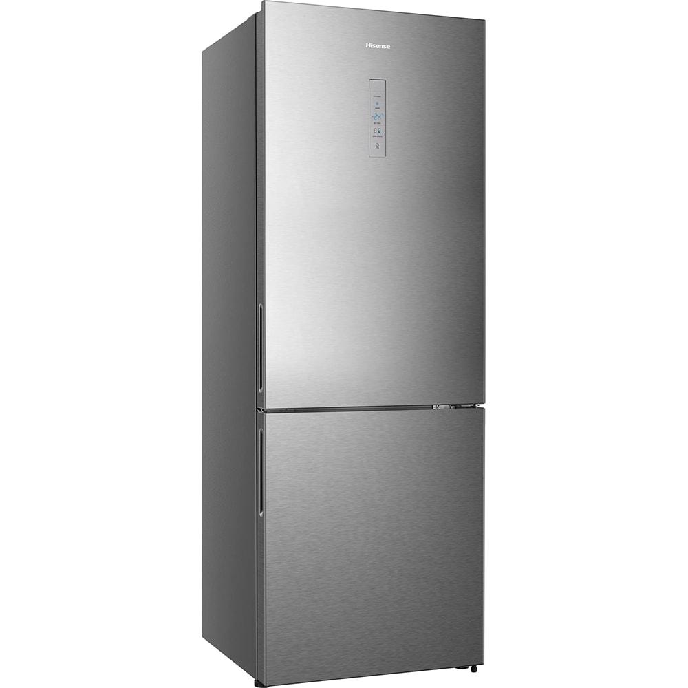 Combina frigorifica HISENSE RB645N4BIE, No Frost, 495 l, H 200 cm, Clasa E, argintiu