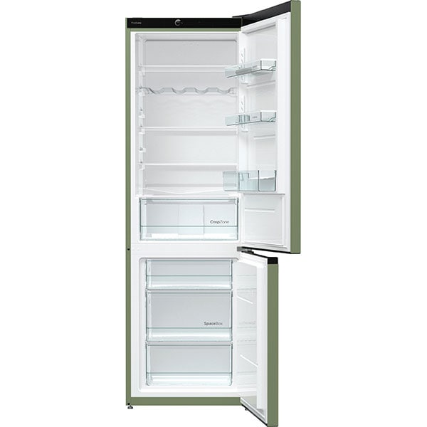 Combina frigorifica GORENJE RK6192AOL4, FrostLess, 324 l, H 185 cm, Clasa A++, verde