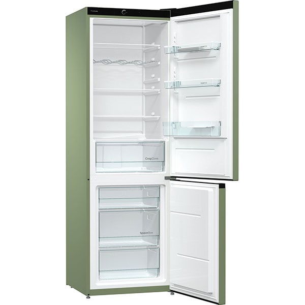 Combina frigorifica GORENJE RK6192AOL4, FrostLess, 324 l, H 185 cm, Clasa A++, verde