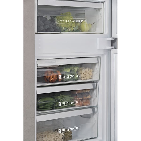 Combina frigorifica incorporabila WHIRLPOOL SP40 801 EU, LessFrost, 400 l, H 193.5 cm, Clasa F