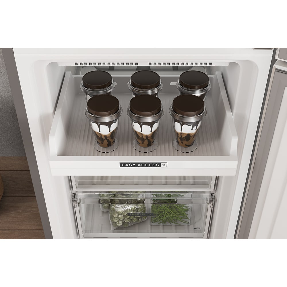 Combina frigorifica WHIRLPOOL W7X 81O OX, Total No Frost, 335 l, H 191 cm, Clasa F, inox