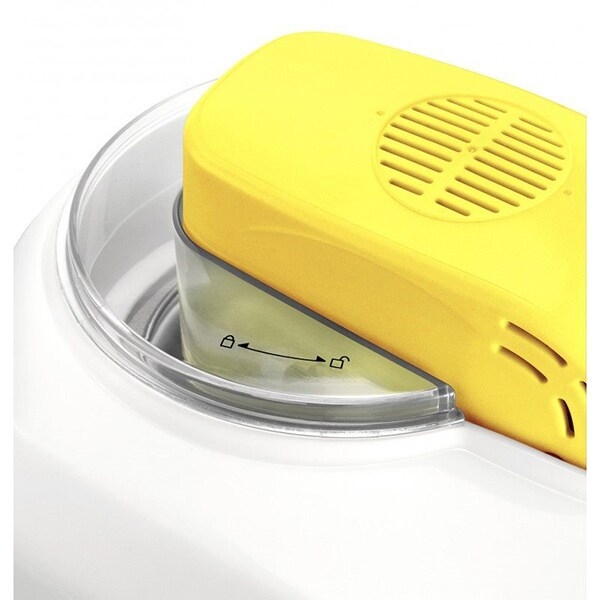 Aparat de facut inghetata UNOLD U48879, 1l, 135W, alb-galben 