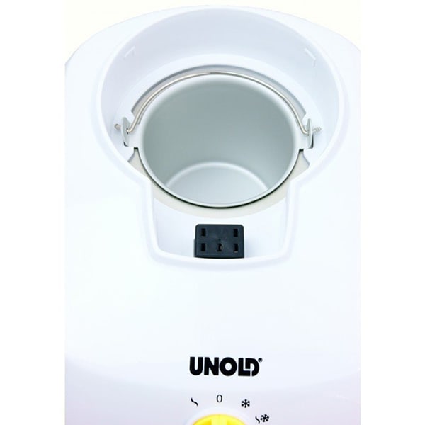 Aparat de facut inghetata UNOLD U48879, 1l, 135W, alb-galben 