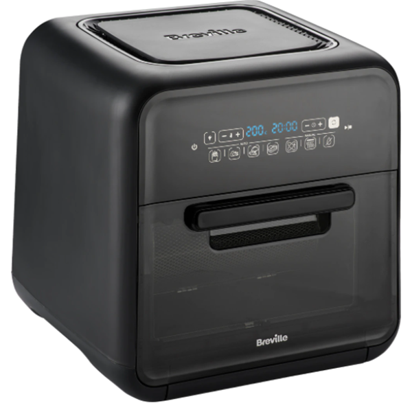 Friteuza cu aer cald BREVILLE VDF127X-DIM, 3.2kg, 10.6l, 2000W, negru