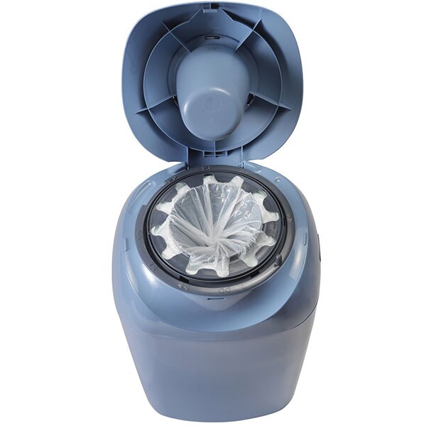 Cos scutece TOMMEE TIPPEE Sangenic Tec, 28 scutece, albastru