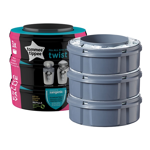 Rezerve TOMMEE TIPPEE Twist&Click TT0128, 3 buc 