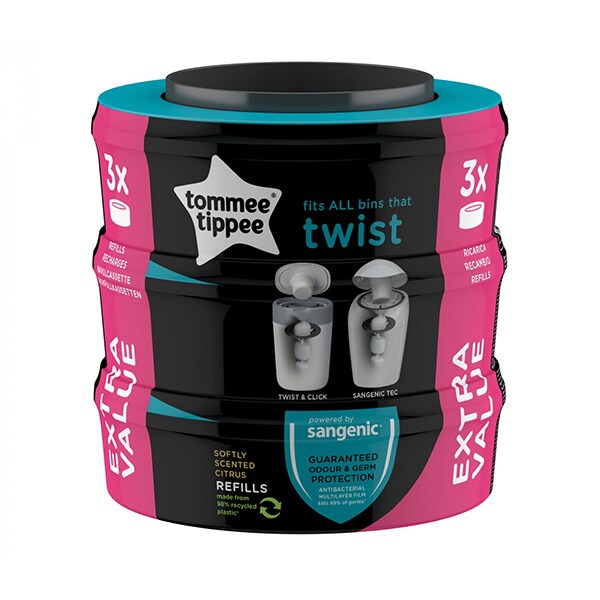 Rezerve TOMMEE TIPPEE Twist&Click TT0128, 3 buc 