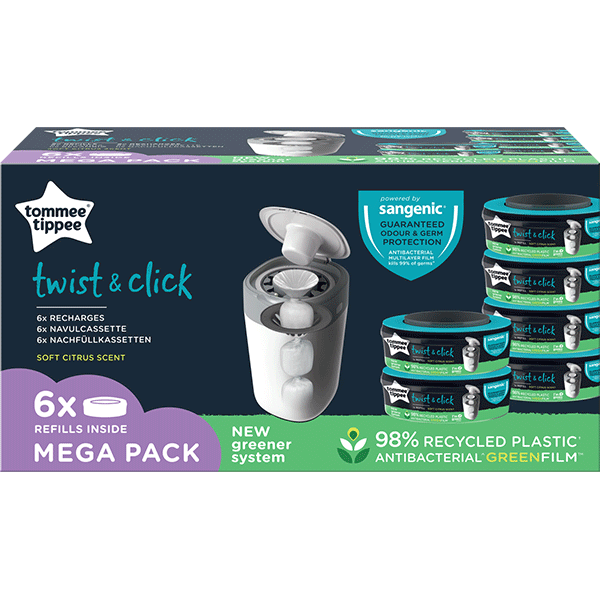 Rezerve TOMMEE TIPPEE Sangenic Twist&Click TT0129, 6 buc