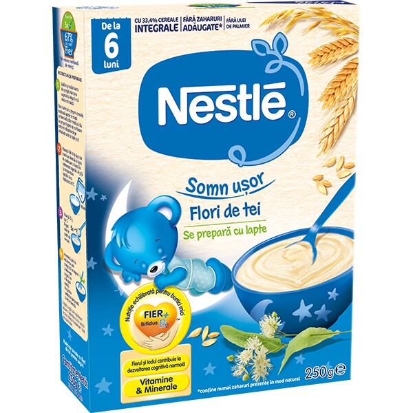 Cereale NESTLE Somn Usor - Flori de tei 12385738, 6 luni+, 250g
