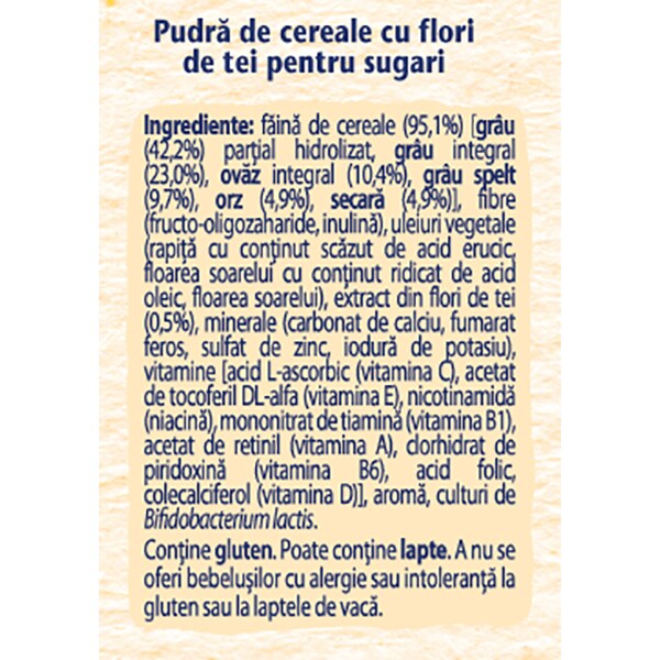 Cereale NESTLE Somn Usor - Flori de tei 12385738, 6 luni+, 250g