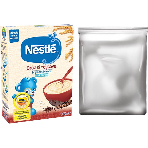 Cereale NESTLE Orez si roscove - Inceperea diversificarii 12403280, 0 luni+, 250g