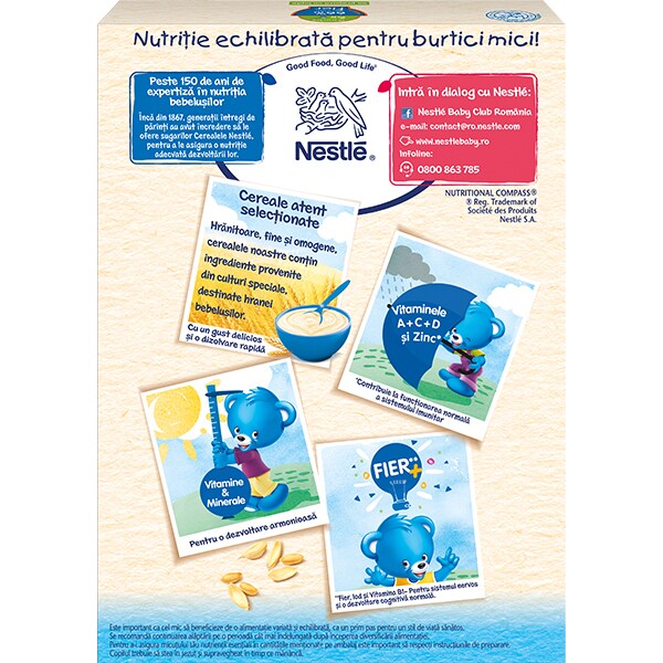 Cereale NESTLE Stracciatella 12403504, 12 luni+, 250g