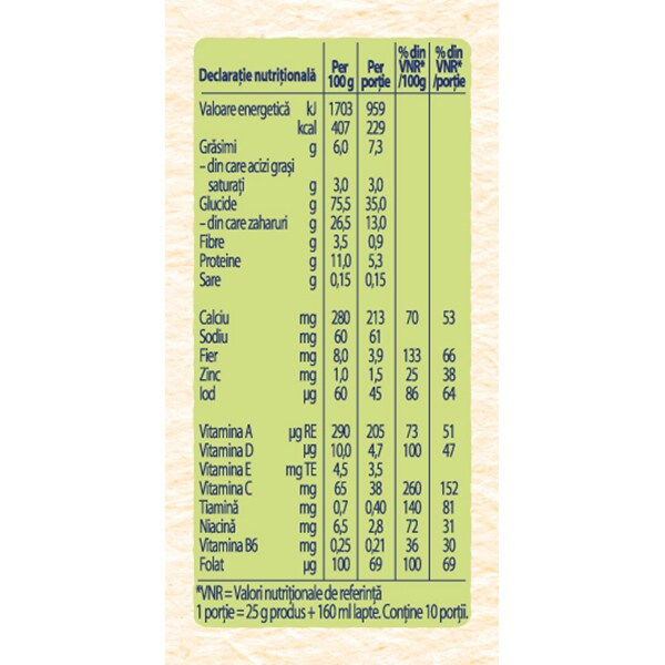 Cereale NESTLE Stracciatella 12403504, 12 luni+, 250g