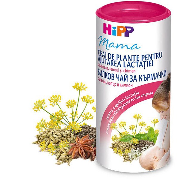 Ceai instant pentru stimularea lactatiei HIPP 1333, 200g 