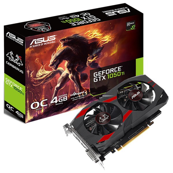 Placa video ASUS NVIDIA GeForce GTX 1050 Ti, 4GB GDDR5, 128bit, CERBERUS-GTX1050TI-A4G