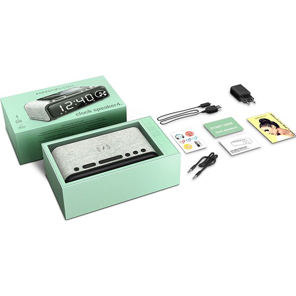 Radio cu ceas ENERGY SISTEM 4, Bluetooth, negru