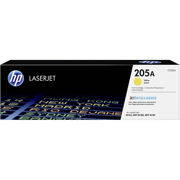 Toner original HP 205A (CF532A), yellow