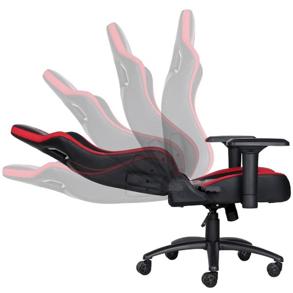 Scaun gaming MARVO CH-118, negru-rosu