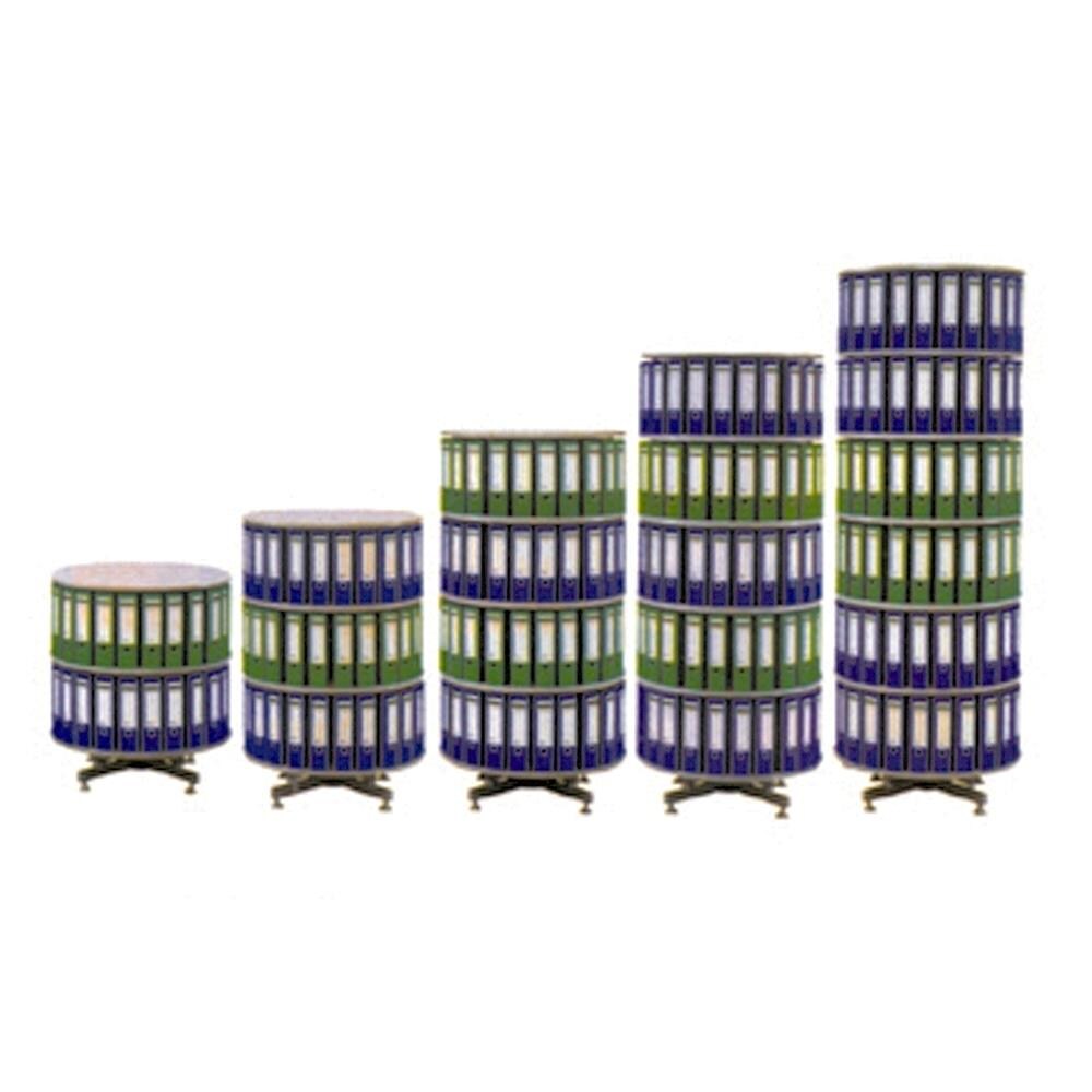 Coloana rotativa pentru bibliorafturi CEHA, 80 x 93 cm, PFL, gri