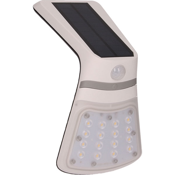 Lampa solara ORNO OR-SL-6107WLR4, 2W, 240 lumeni, IP65, alb