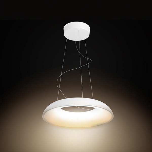 Lustra smart PHILIPS Hue Amaze 8718696175156, 33.5W, LED, intrerupator cu variator, alb