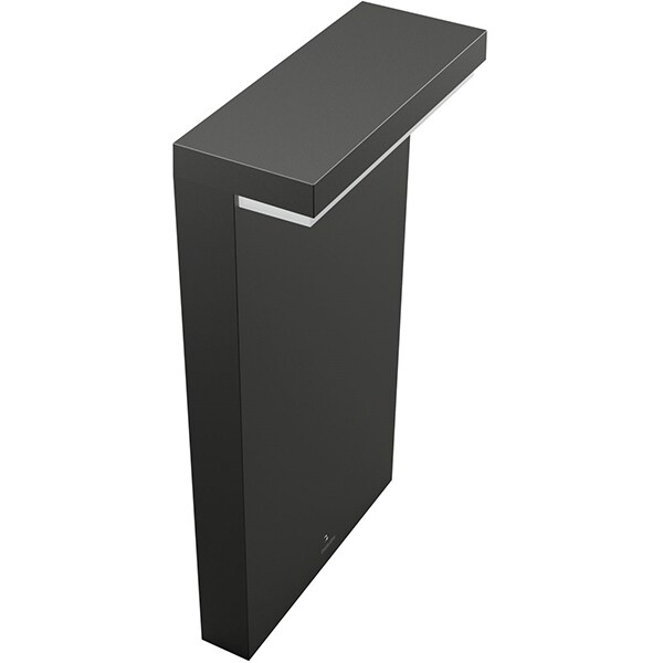 Stalp LED iluminat exterior PHILIPS myGarden Bustan 8718696158890, LED integrat 9W, lumina calda, gri inchis