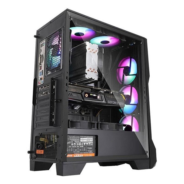 Sistem Desktop PC MYRIA Vision 47W Powered by ASUS, Intel Core i9-10850K pana la 5.2GHz, 32GB, HDD 1TB + SSD 480GB, NVIDIA GeForce RTX 3070 8GB, Windows 10 Home