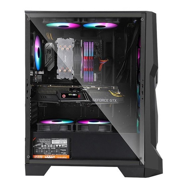 Sistem Desktop PC MYRIA Vision 47W Powered by ASUS, Intel Core i9-10850K pana la 5.2GHz, 32GB, HDD 1TB + SSD 480GB, NVIDIA GeForce RTX 3070 8GB, Windows 10 Home
