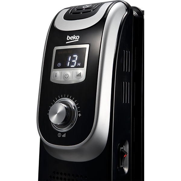 Calorifer electric BEKO RHO8122T, 9 elementi, 3 trepte putere, 2000W, negru