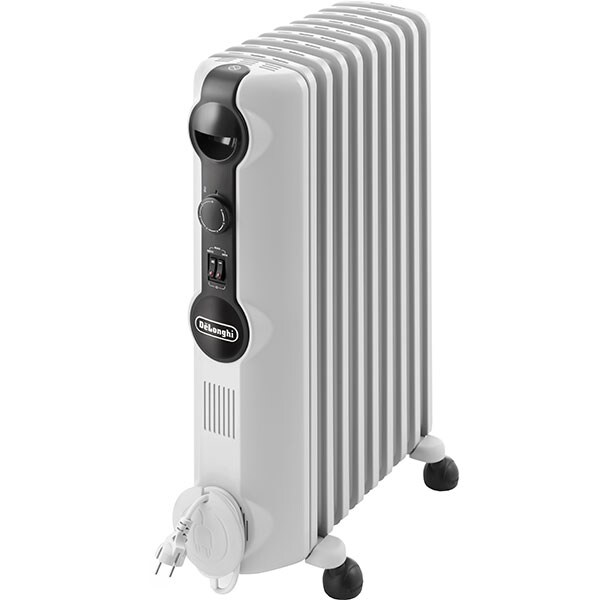 Calorifer electric DELONGHI Radia S TRRS0920, 9 elementi, 3 trepte putere, 2000W, Termostat reglabil, alb