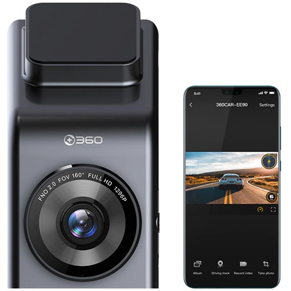 Camera auto DVR 360 G300H Black, SuperHD, 2" LCD, Wi-fi, negru