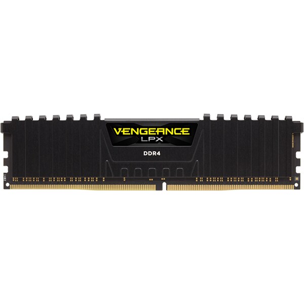 Memorie desktop CORSAIR Vengeance LPX Black, 8GB DDR4, 3000MHz, CL16, CMK8GX4M1D3000C16