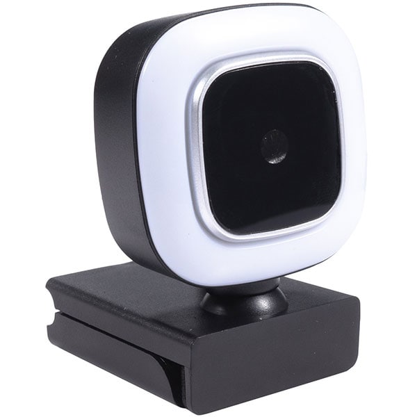 Camera Web WELL WEBCAM-103BK-WL, Full HD 1080p, negru-alb