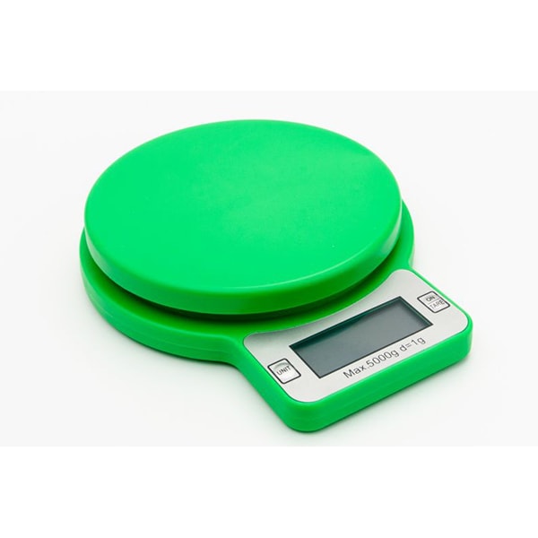 Cantar de bucatarie E-BODA CEB 1011, 5kg, verde-transparent 