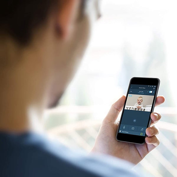 Monitor video digital Wi-Fi MOTOROLA Comfort45 Connect, alb-crem