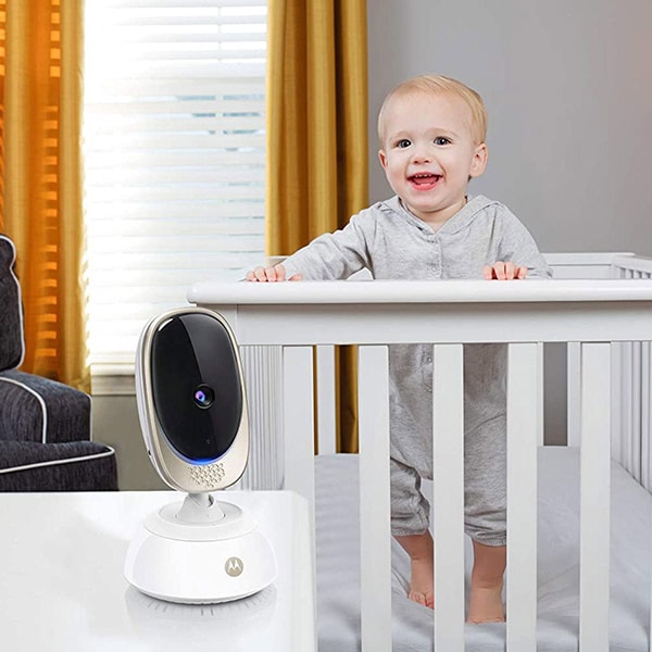 Monitor video digital Wi-Fi MOTOROLA Comfort45 Connect, alb-crem