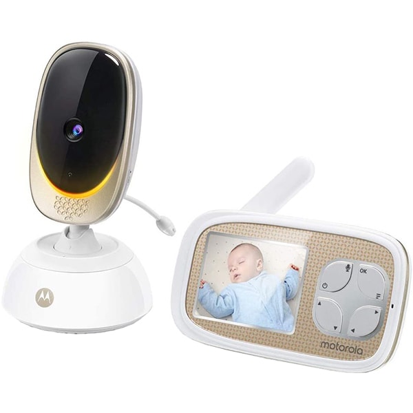 Monitor video digital Wi-Fi MOTOROLA Comfort45 Connect, alb-crem