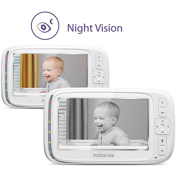 Monitor video digital MOTOROLA Comfort50, alb