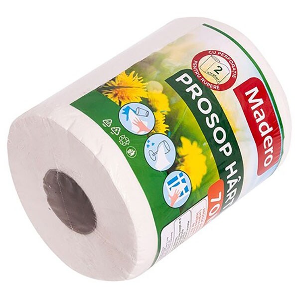 Prosoape de hartie MADERO 12551M, 2 straturi, 1 rola