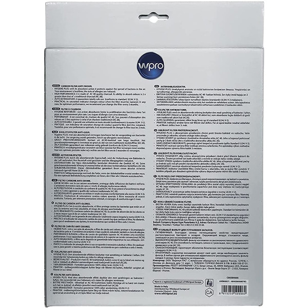Filtru carbon WPRO 484000008782 pentru hota AKR749